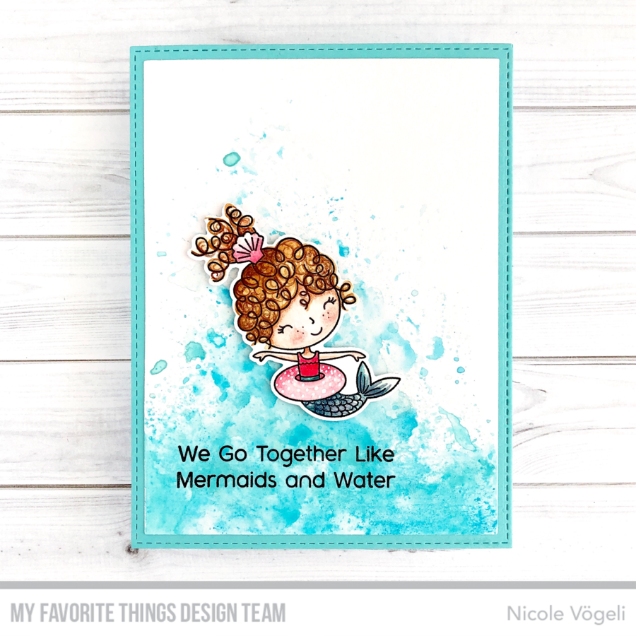 MY FAVORITE THINGS -Mermaid for Each Other STAMP & DIE SET - 9