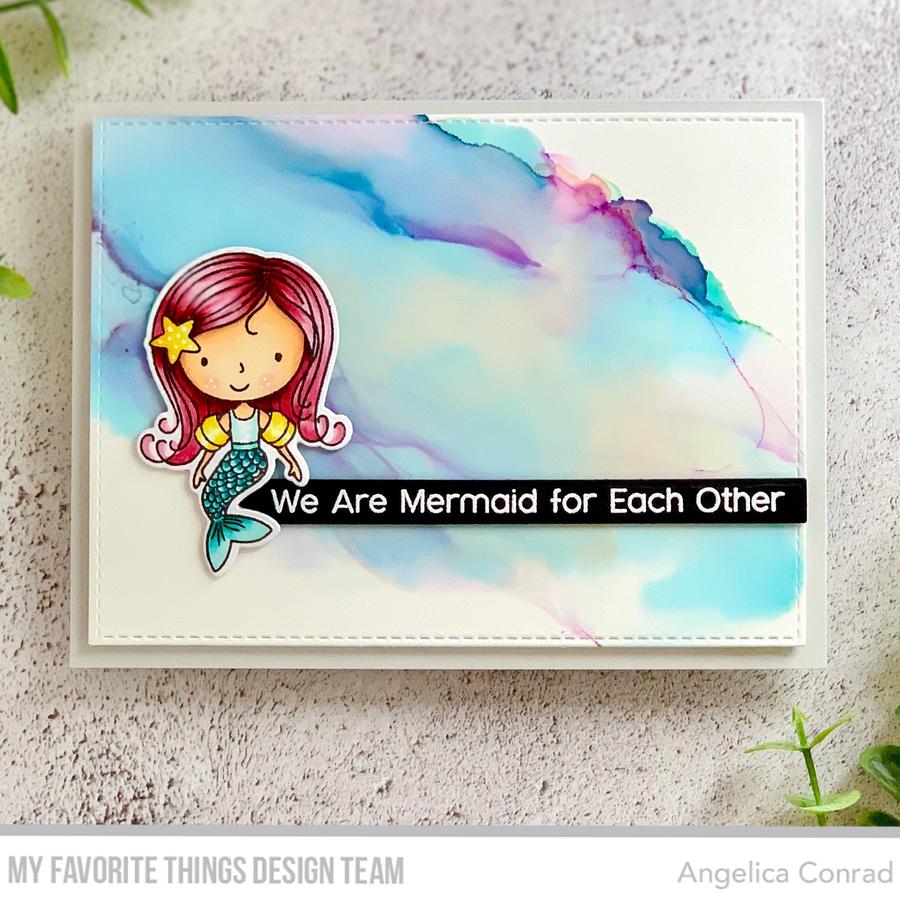 MY FAVORITE THINGS -Mermaid for Each Other STAMP & DIE SET - 8