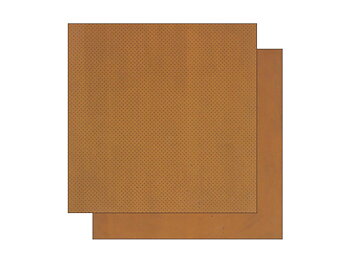 Bo Bunny Double Dot Double Sided Textured Cardstock 12"X12"GINGERBREAD