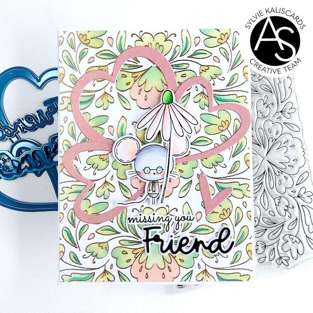 ALEX SYBERIA DESIGNS Sweet Friend Clear Stamp Set   - 4