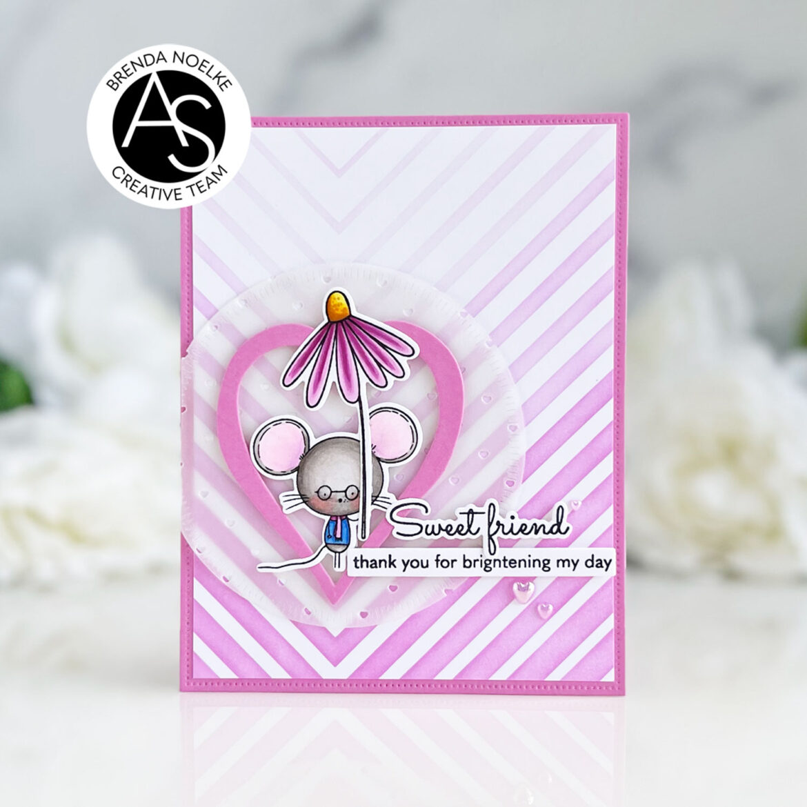 ALEX SYBERIA DESIGNS Sweet Friend Clear Stamp Set   - 12