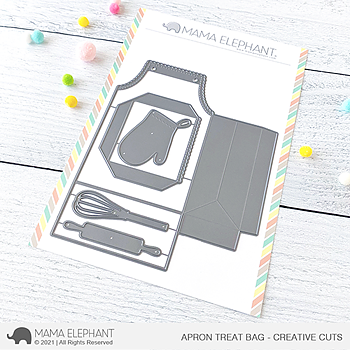 MAMA ELEPHANT-APRON TREAT BAG - CREATIVE CUTS