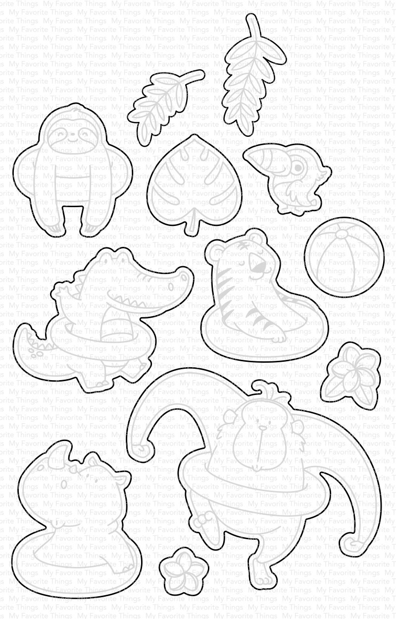 MY FAVORITE THINGS -BB Sunshine & Friendship STAMP & DIE - 2
