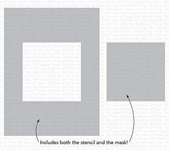 MY FAVORITE THINGS -Square Extraordinaire Stencil