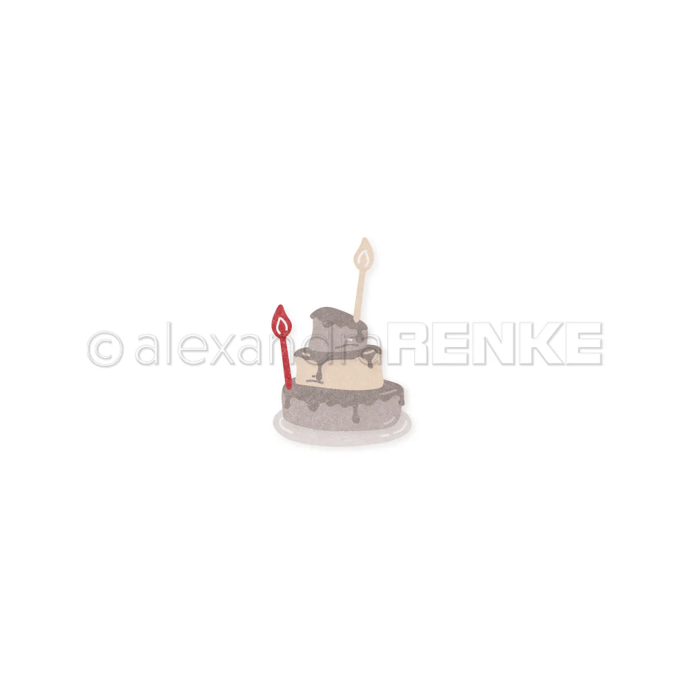 ALEXANDRA RENKE -Die 'Cake with candles'
