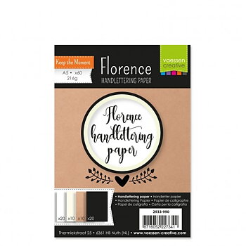 VAESSEN CREATIVE-Florence • Handlettering smooth x60 assorti 216g A5