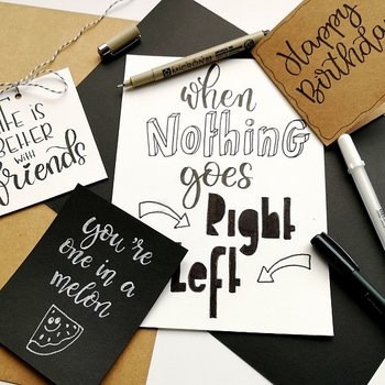 VAESSEN CREATIVE-Florence • Handlettering smooth x60 assorti 216g A5