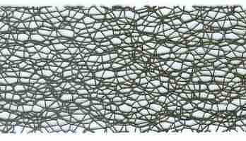 Creative Impressions 2" MESH WEB RIBBON brown