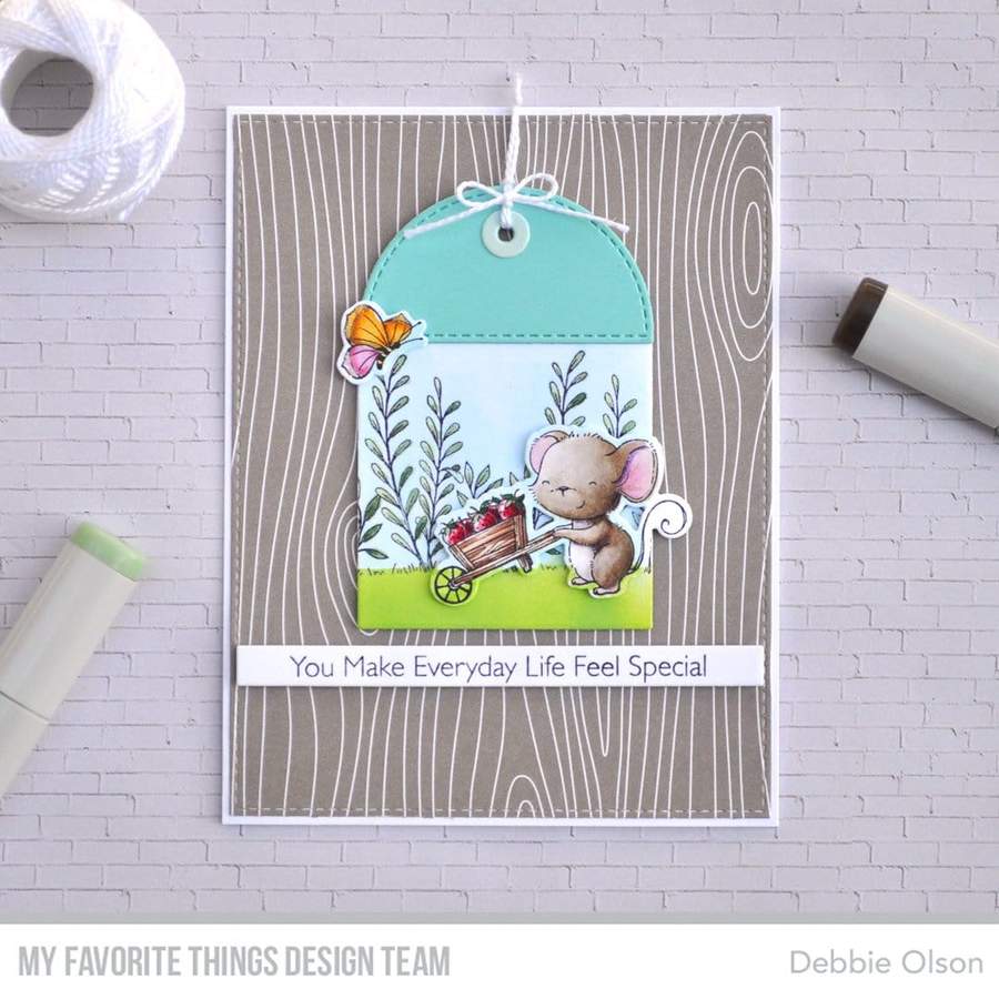 MY FAVORITE THINGS -Woodgrain Whimsy Paper Pad - 6