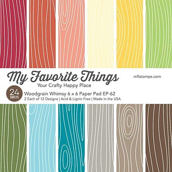 MY FAVORITE THINGS -Woodgrain Whimsy Paper Pad