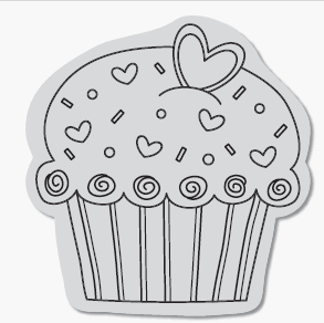 HERO ARTS Large Cupcake