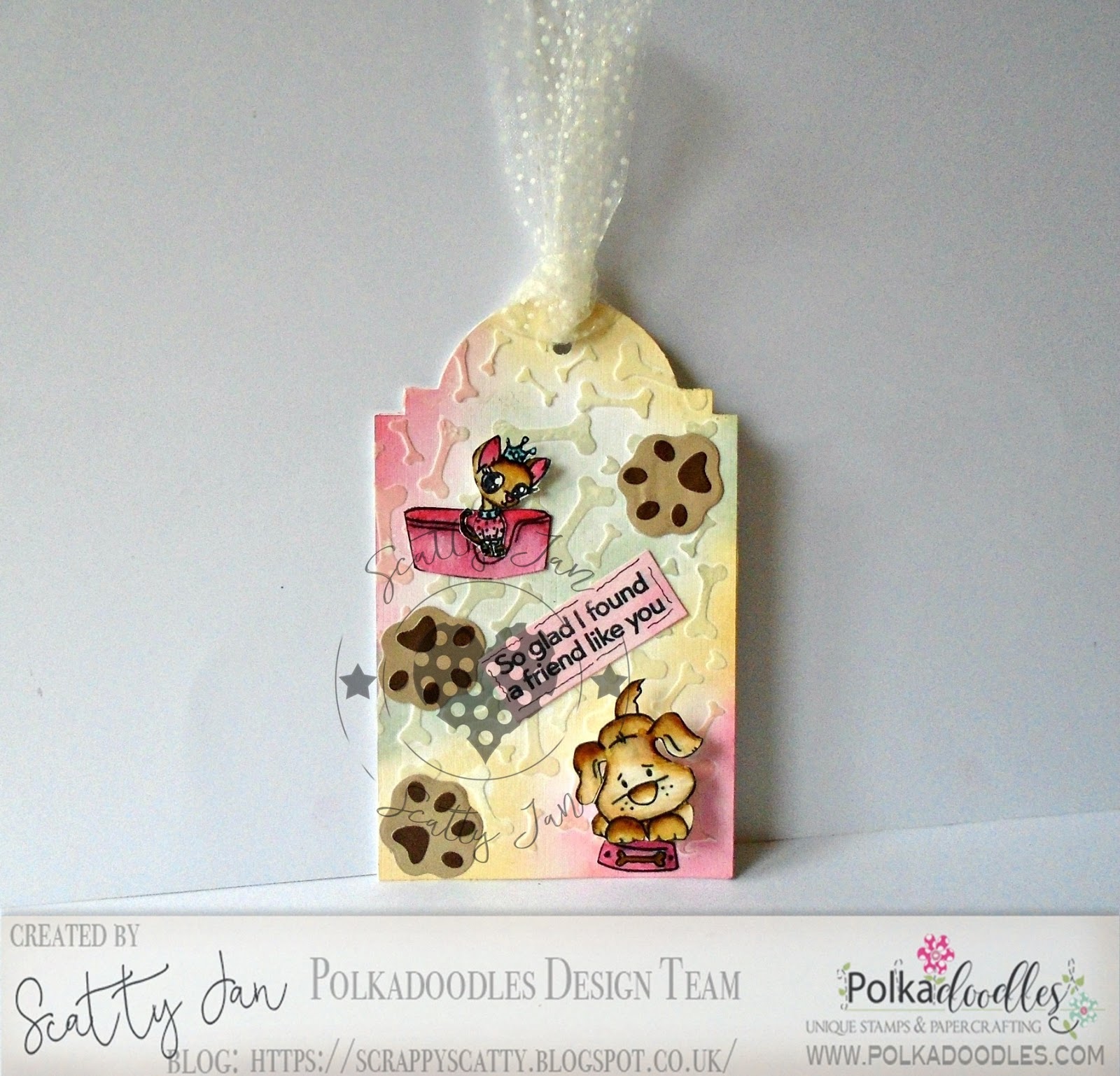 POLKADOODLES-Woof You Dogs Clear Stamp set - 6