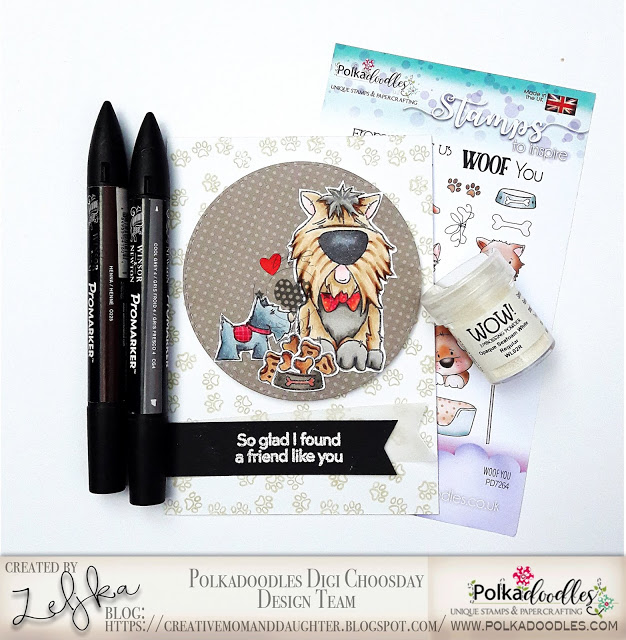 POLKADOODLES-Woof You Dogs Clear Stamp set - 5