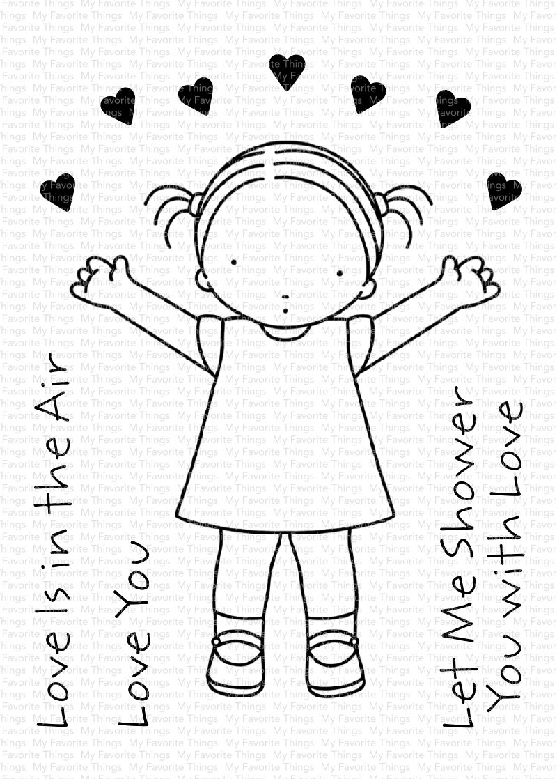 MY FAVORITE THINGS -PI Love is in the Air  STAMP & DIE SET