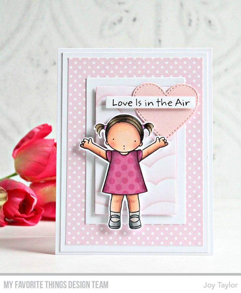 MY FAVORITE THINGS -PI Love is in the Air  STAMP & DIE SET - 4