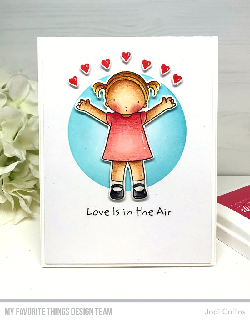 MY FAVORITE THINGS -PI Love is in the Air  STAMP & DIE SET - 8