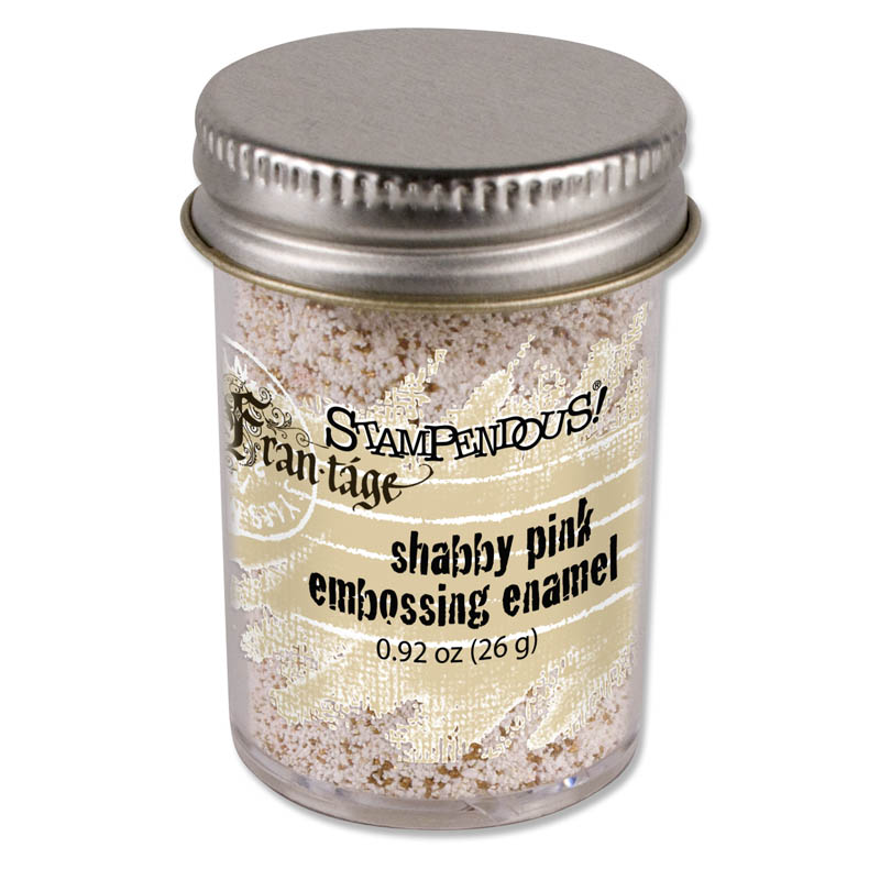 Stampendous Shabby Embossing Enamel-Shabby Pink