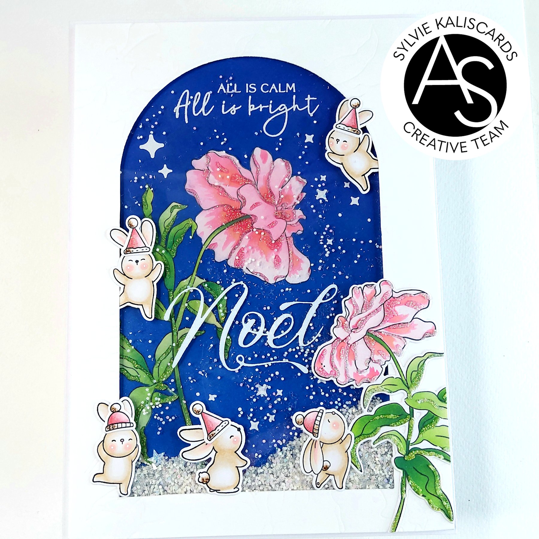 ALEX SYBERIA DESIGNS Merry Christmice Clear Stamp Set  - 12