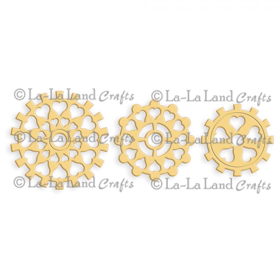 LA LA LAND CRAFTS Steampunk Heart Cogs Die