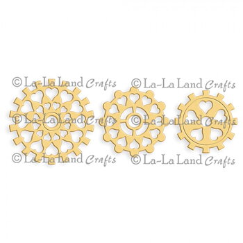 LA LA LAND CRAFTS Steampunk Heart Cogs Die