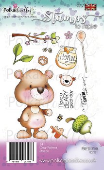 POLKADOODLES-Beary Great Day Clear Stamp set