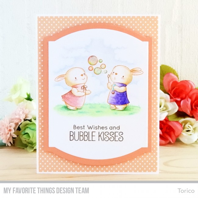 MY FAVORITE THINGS-BB Bubble Over with Joy  STAMP & DIE SET - 12