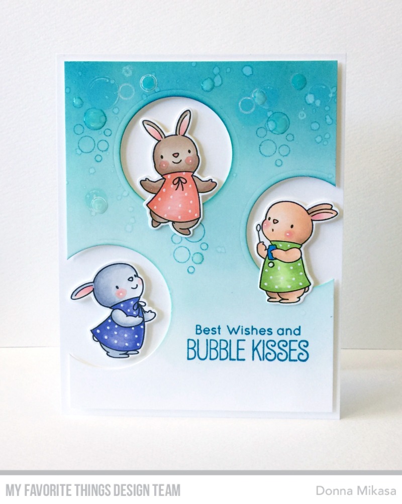 MY FAVORITE THINGS-BB Bubble Over with Joy  STAMP & DIE SET - 6