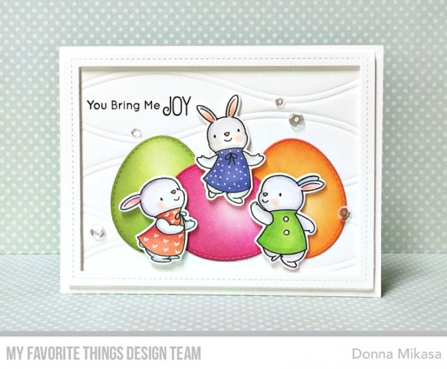 MY FAVORITE THINGS-BB Bubble Over with Joy  STAMP & DIE SET - 9