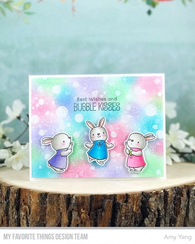 MY FAVORITE THINGS-BB Bubble Over with Joy  STAMP & DIE SET - 7