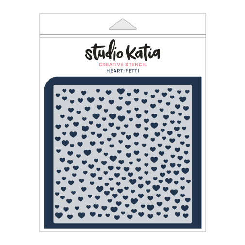 STUDIO KATIA-HEART-FETTI STENCIL