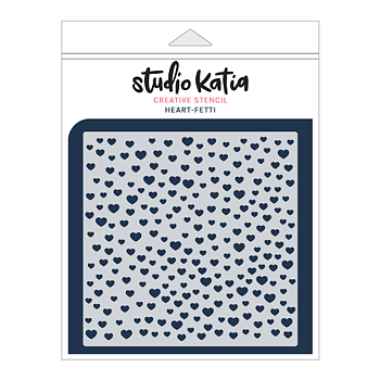 STUDIO KATIA-HEART-FETTI STENCIL
