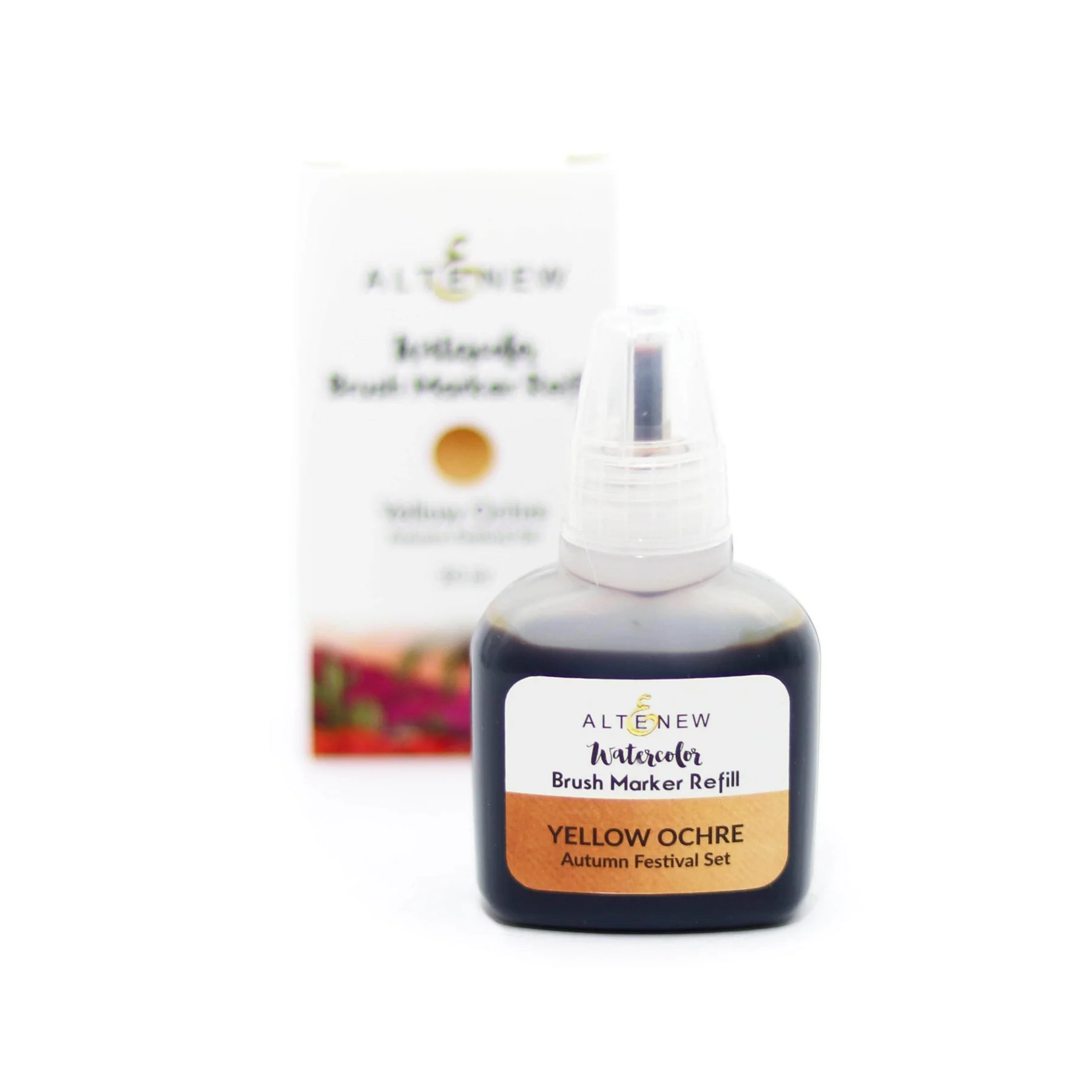 ALTENEW -Autumn Festival Liquid Watercolor - Brush Marker Refill Yellow Ochre