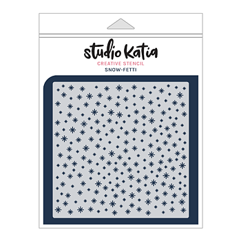 STUDIO KATIA-SNOW-FETTI STENCIL