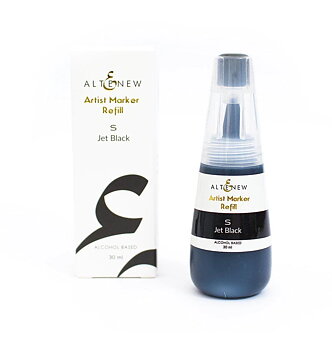  ALTENEW -  Artist Alcohol Marker refill-Jet Black Alcohol Ink