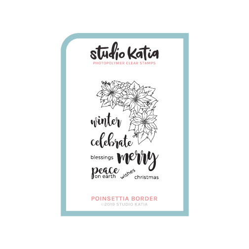 STUDIO KATIA-POINSETTIA BORDER