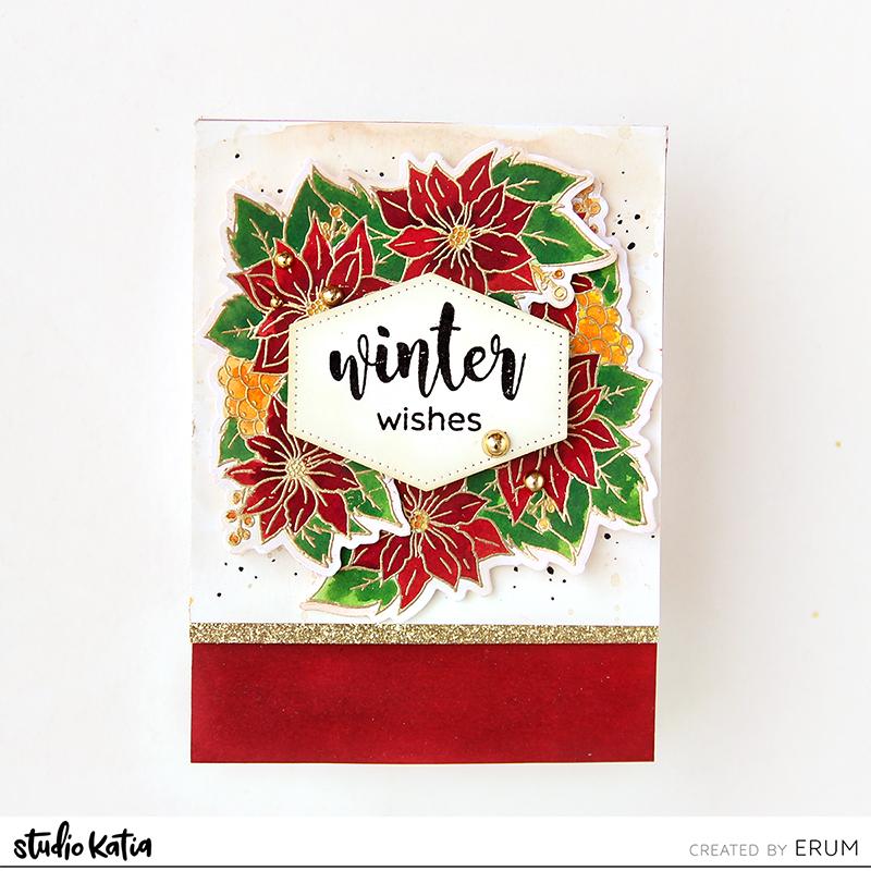 STUDIO KATIA-POINSETTIA BORDER - 3