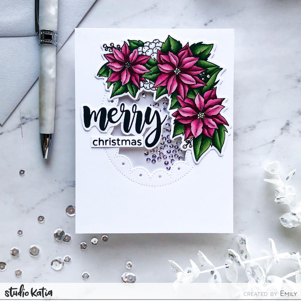 STUDIO KATIA-POINSETTIA BORDER - 2