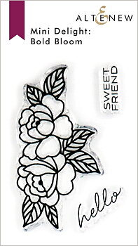 ALTENEW -Mini Delight: Bold Bloom Stamp & Die Set