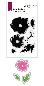 ALTENEW -Mini Delight: Smile Blooms Stamp & Die Set