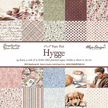 MAJA DESIGN- Hygge -6x6" Paper pack  