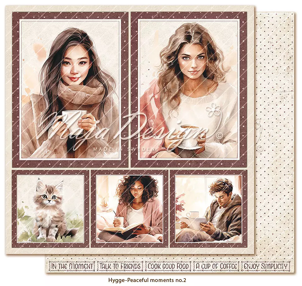 MAJA DESIGN- Hygge -6x6" Paper pack  - 12