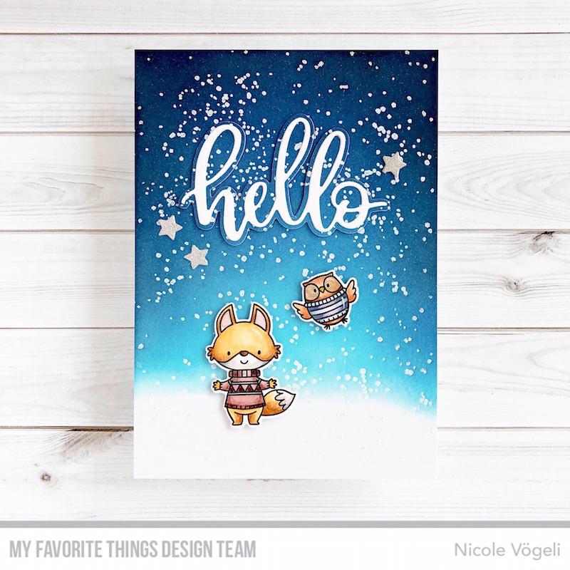 MY FAVORITE THINGS-BB Sweater Weather in the Woods STAMP & DIE SET  - 8