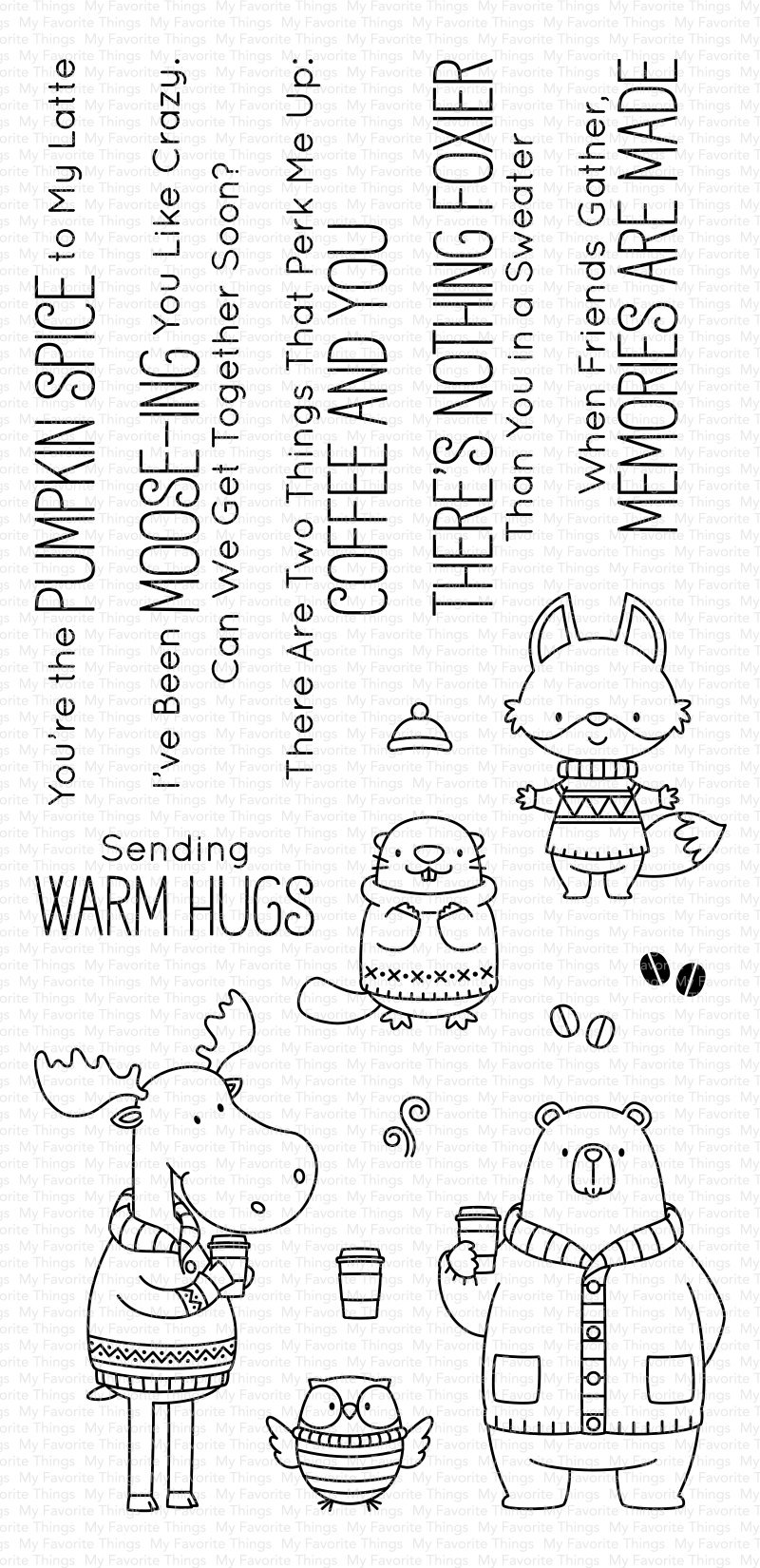 MY FAVORITE THINGS-BB Sweater Weather in the Woods STAMP & DIE SET 