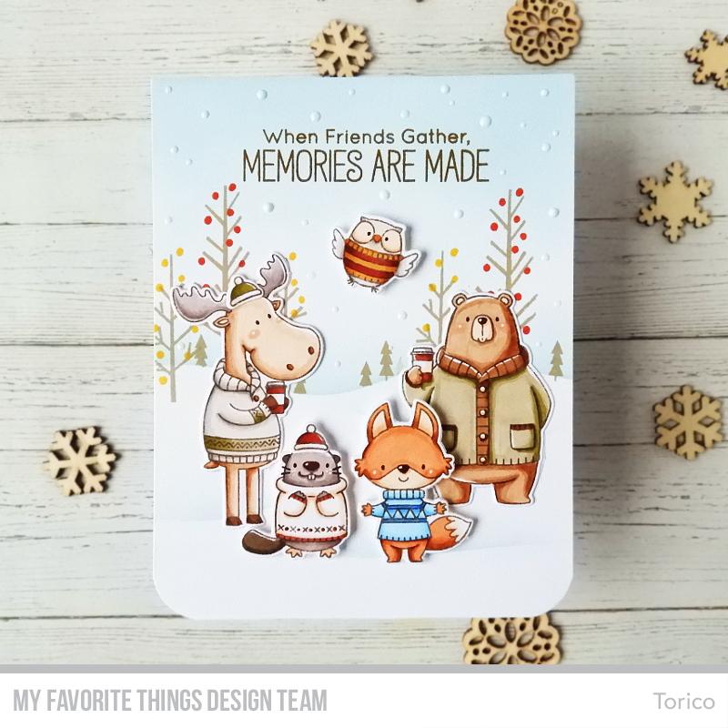 MY FAVORITE THINGS-BB Sweater Weather in the Woods STAMP & DIE SET  - 3