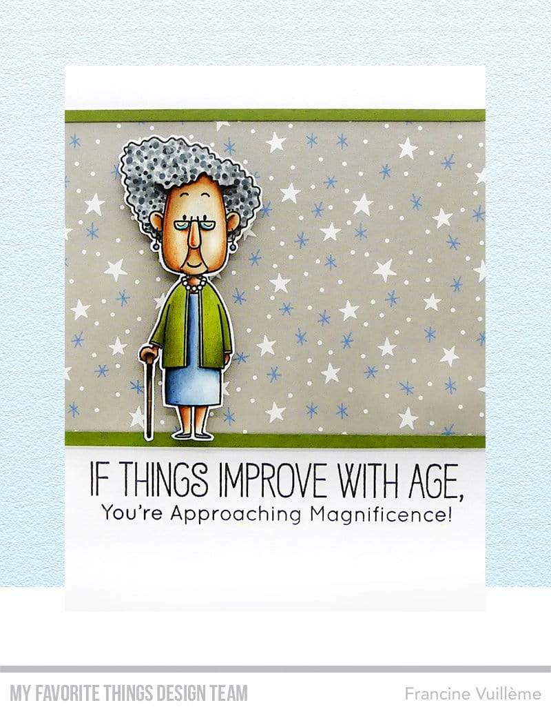 MY FAVORITE THINGS -BB Old Friends STAMP & DIE SET - 7