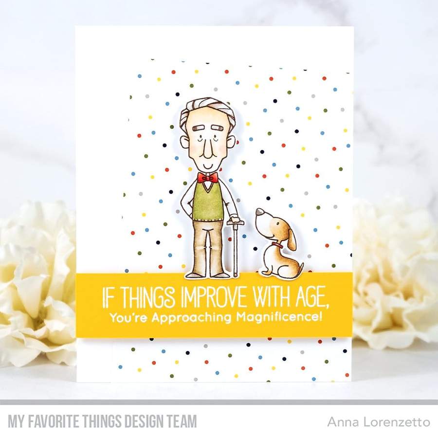 MY FAVORITE THINGS -BB Old Friends STAMP & DIE SET - 9