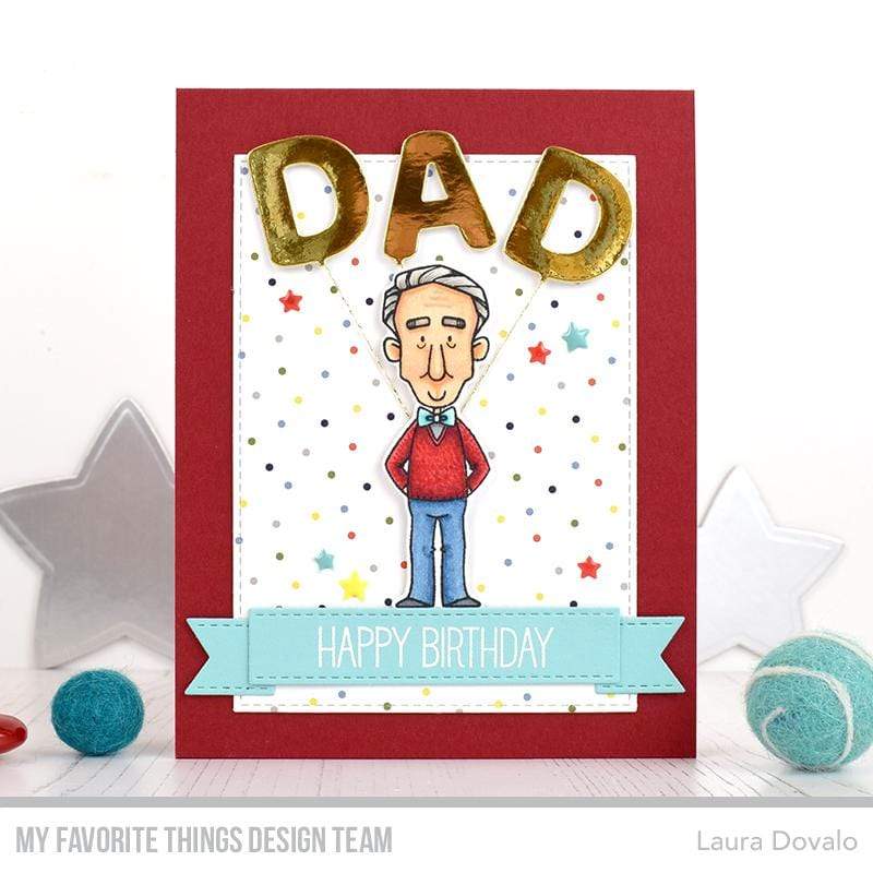 MY FAVORITE THINGS -BB Old Friends STAMP & DIE SET - 10