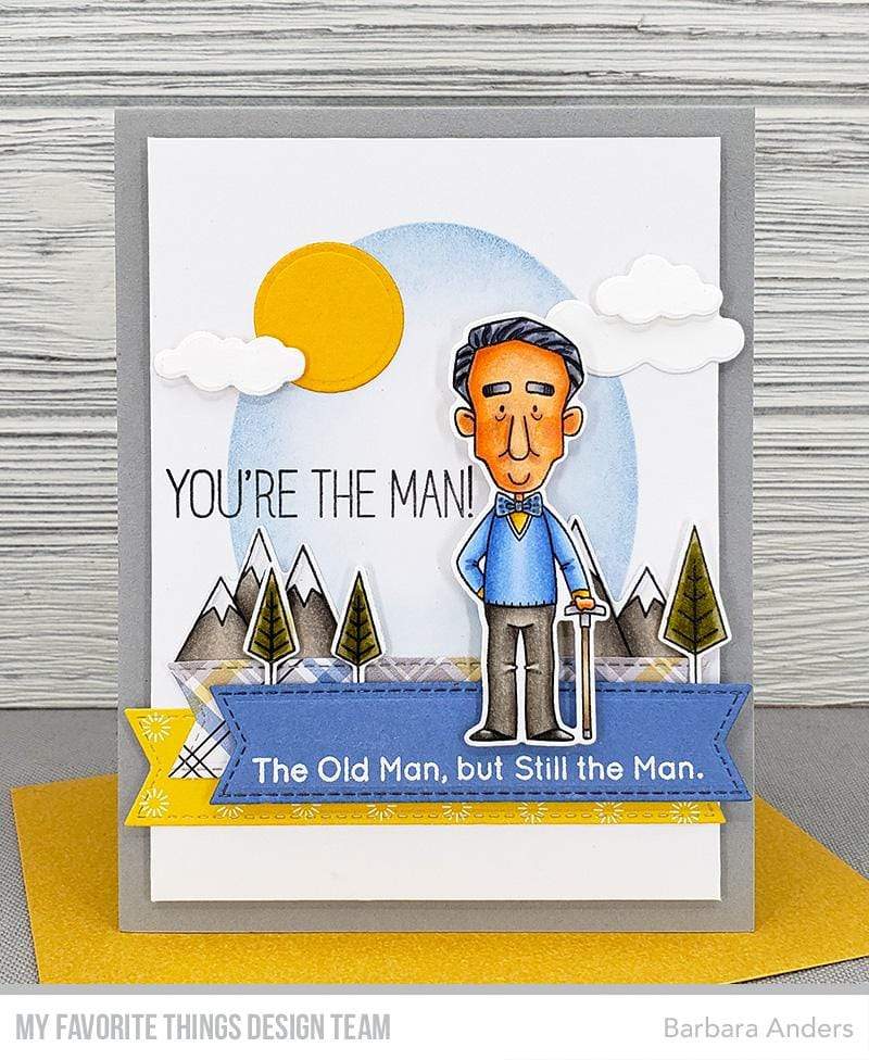 MY FAVORITE THINGS -BB Old Friends STAMP & DIE SET - 6