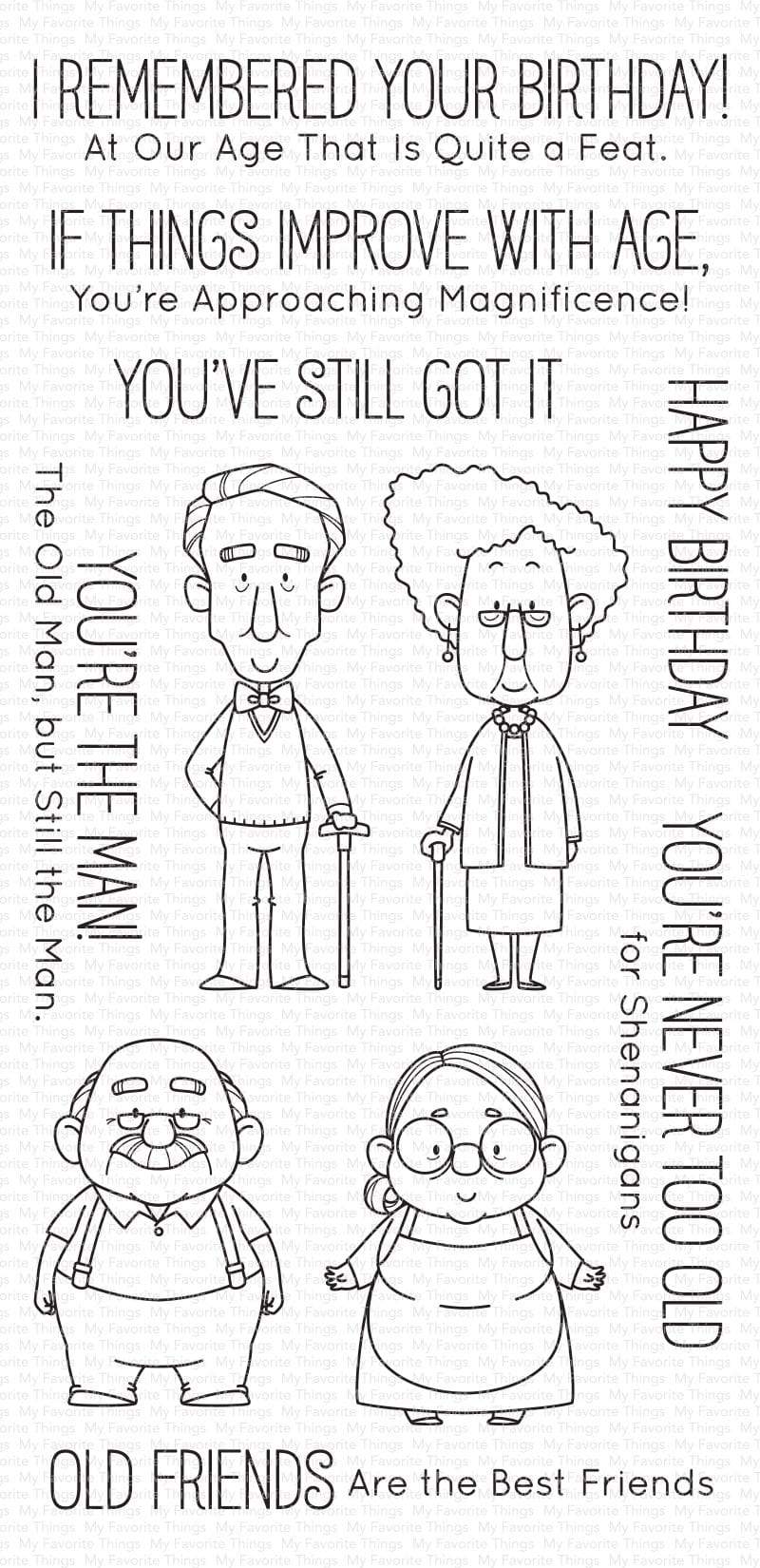 MY FAVORITE THINGS -BB Old Friends STAMP & DIE SET