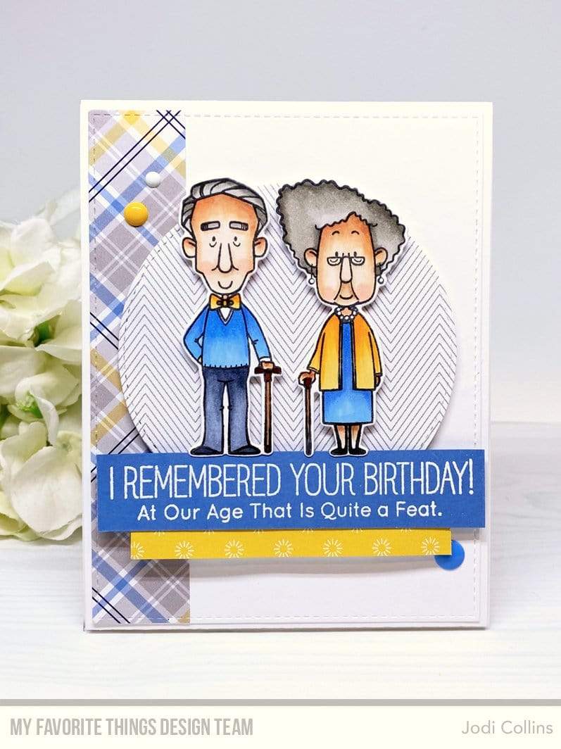 MY FAVORITE THINGS -BB Old Friends STAMP & DIE SET - 4